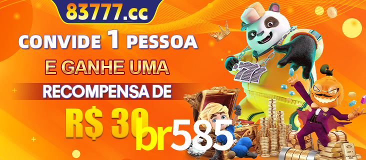 Banner institucional da br585 sobre parceria de marcas e criação de uma marca de excelência, apresentando os mascotes de jogos populares como o Fortune Tiger.
