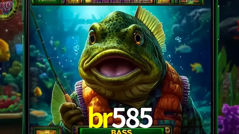 Personagem de peixe pescador do popular jogo de slot com tema de pescaria, uma das emocionantes opções de caça-níqueis para jogar e ganhar no cassino br585.